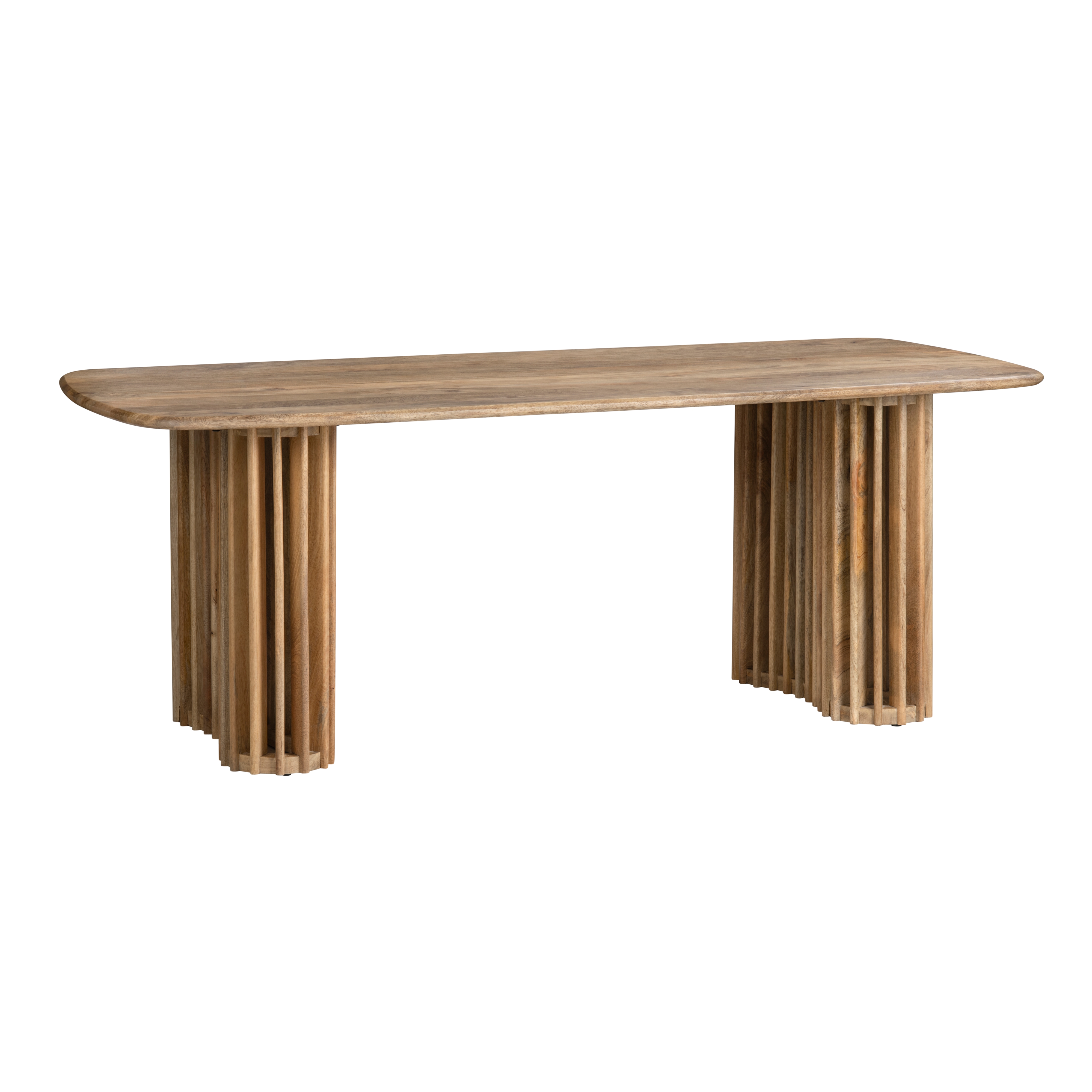 86" Ovate Double-Pedestal Dining Table