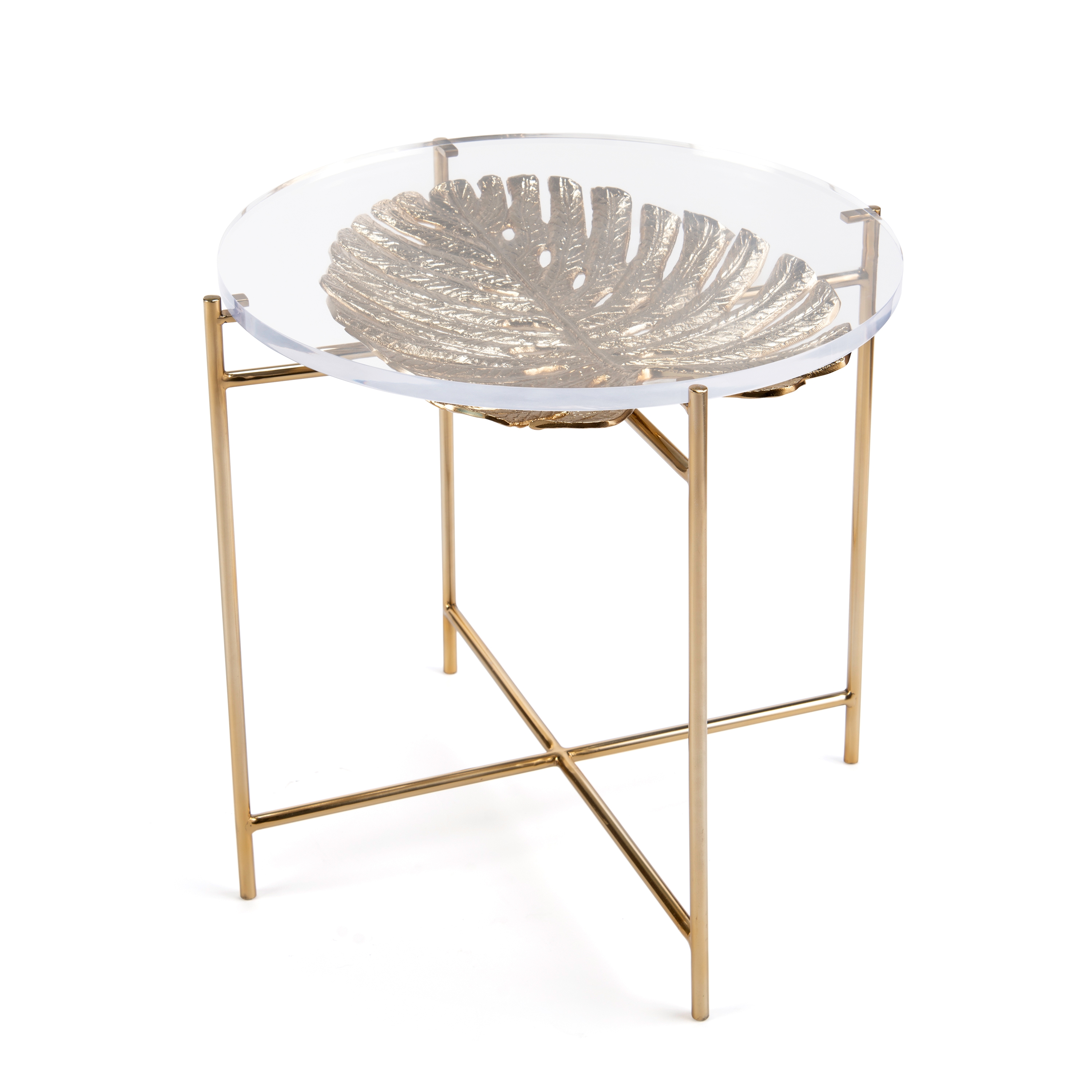 Modern Palm Side Table