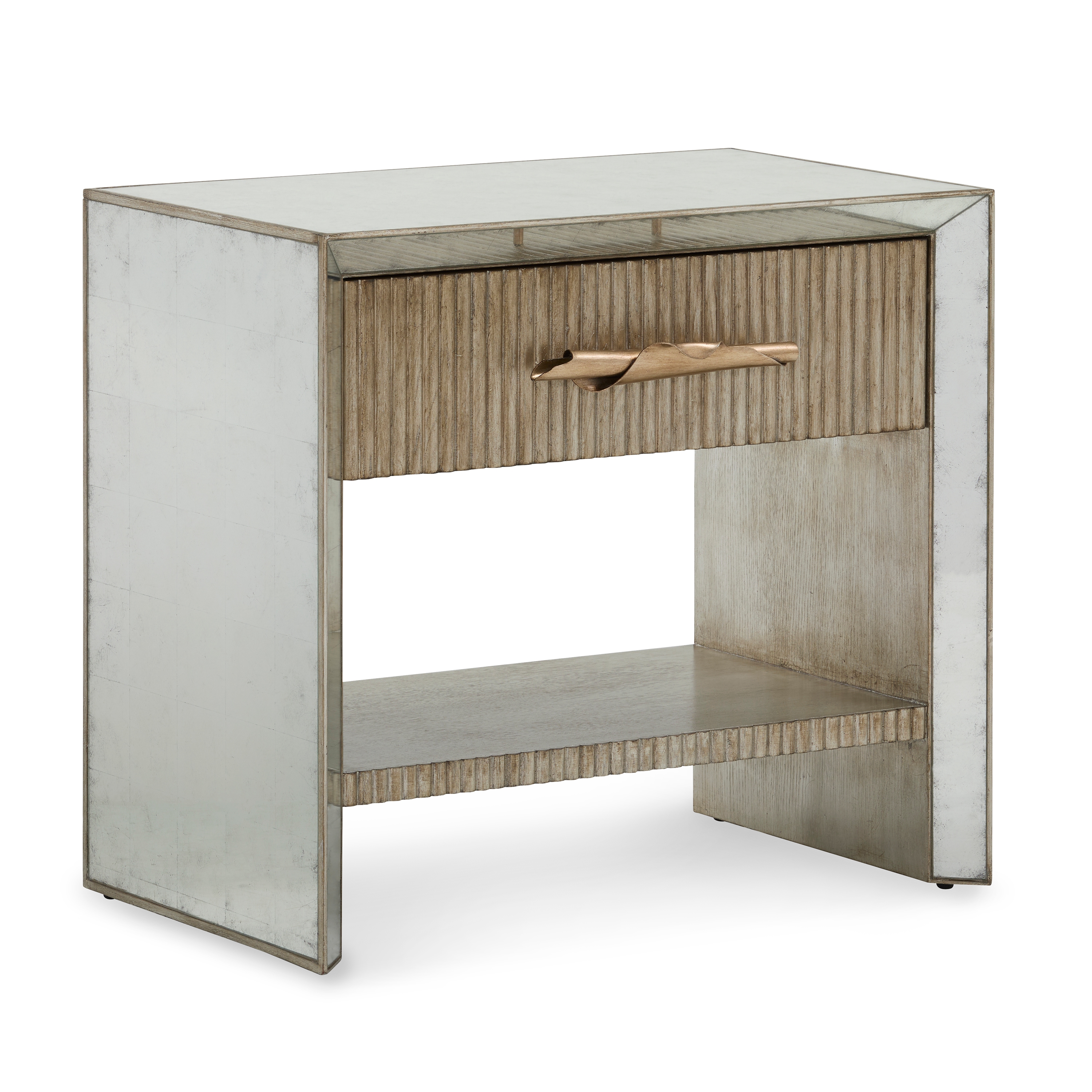 Moon Shadow Single-Drawer Nightstand