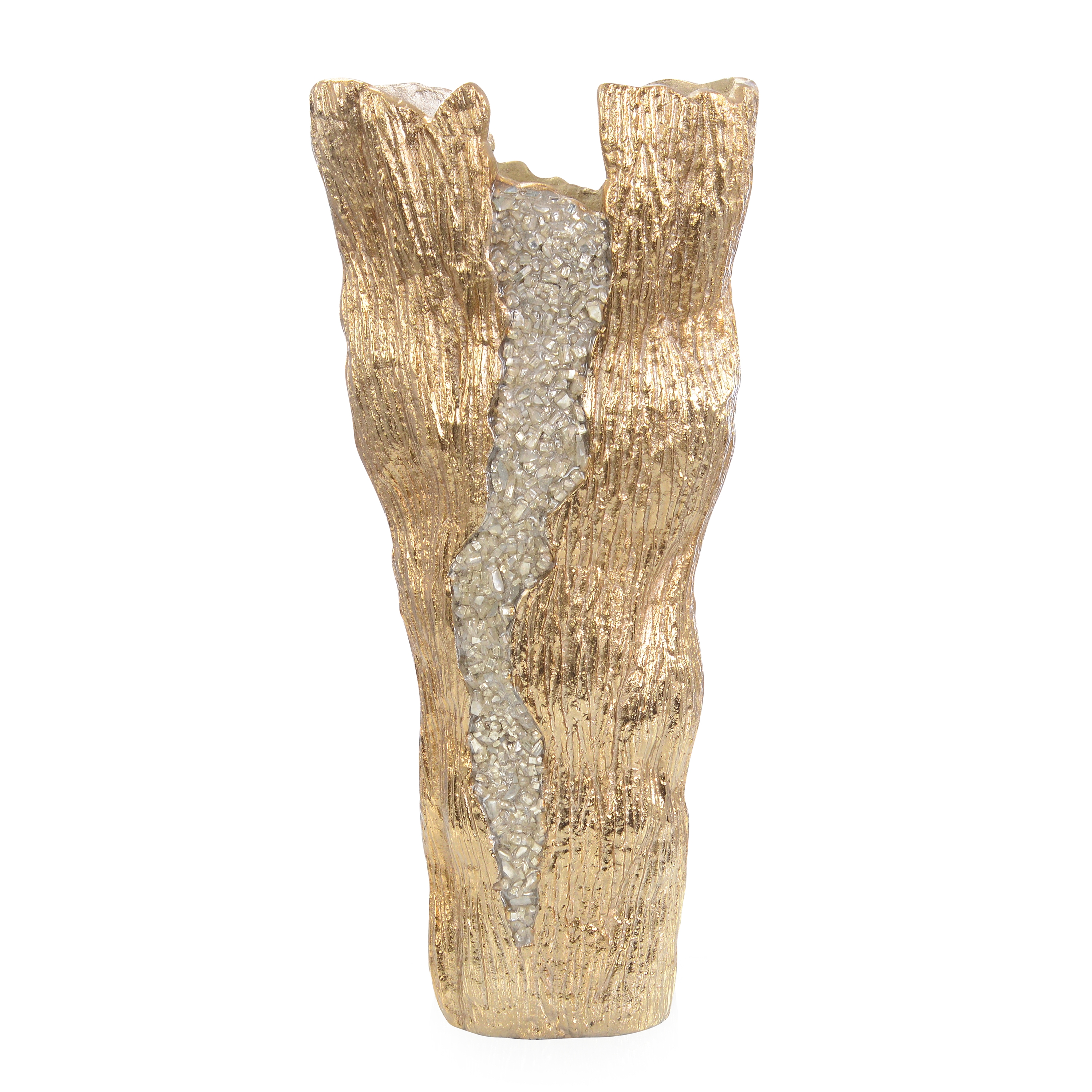 Cascade Vase, Large Brass