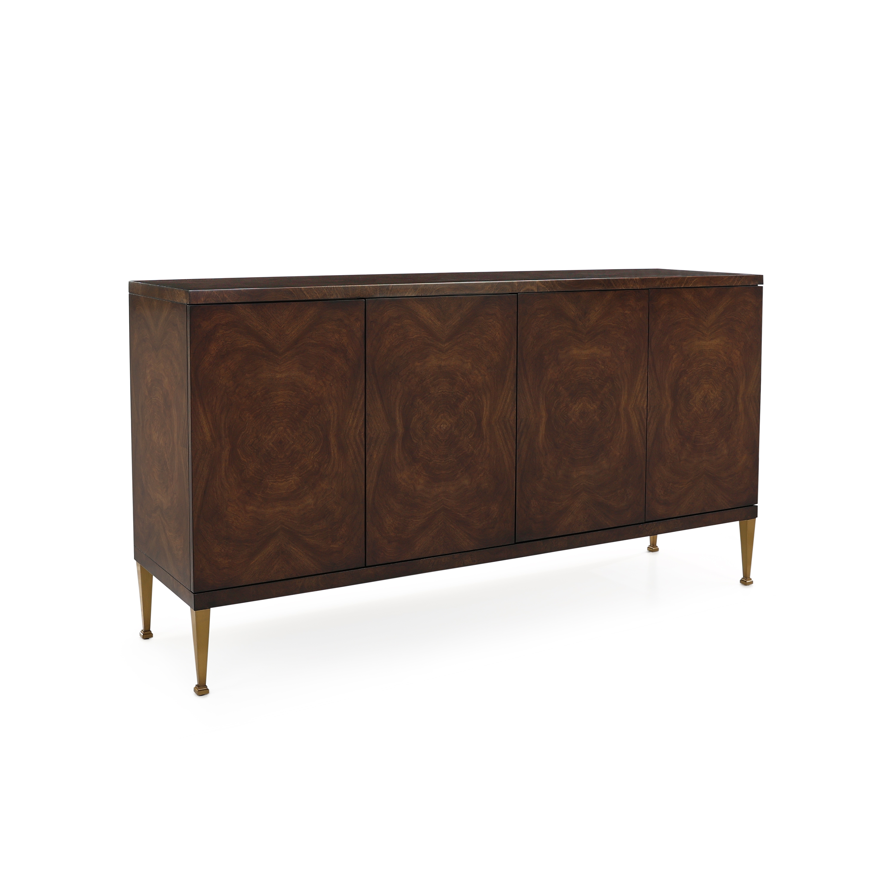 Modern Rustic 4-Door Credenza w/Drawers