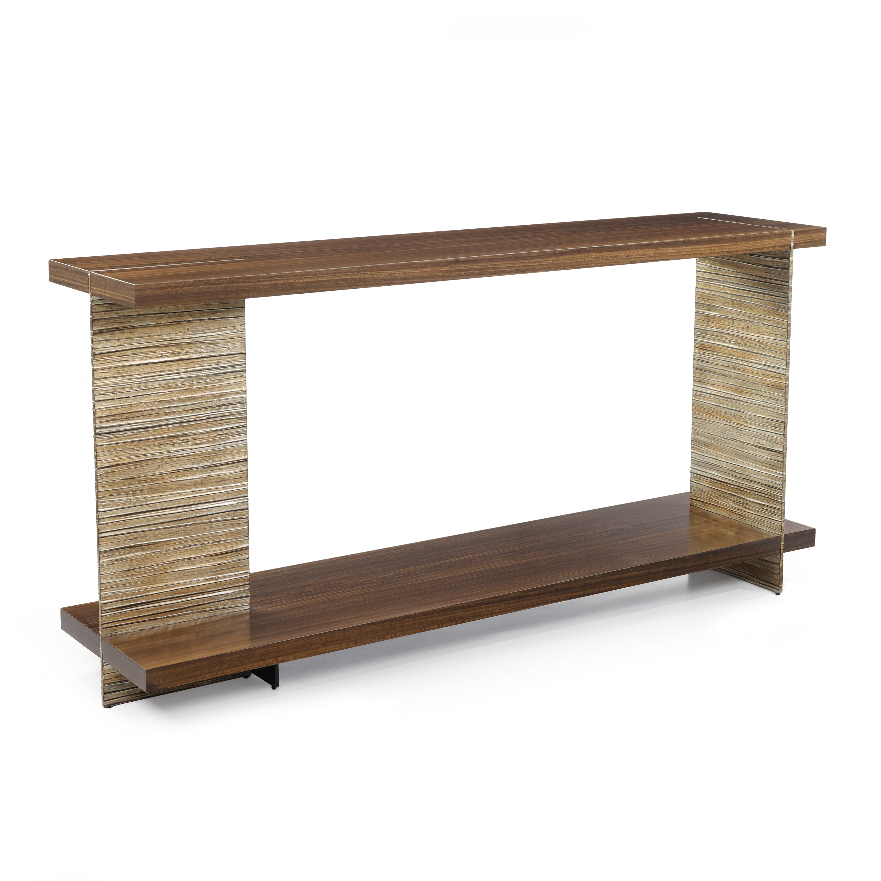 Modern Industrial Wooden Console Table