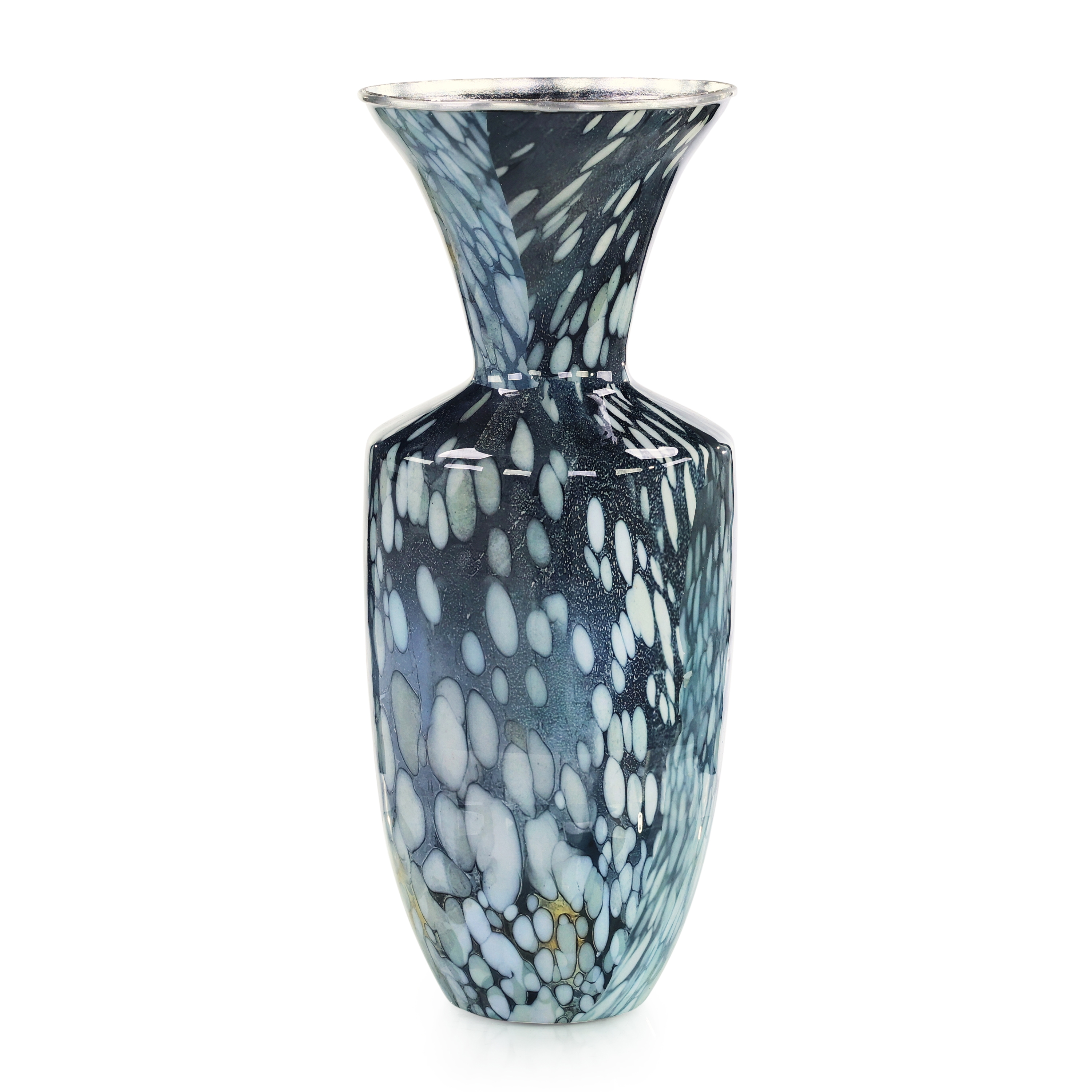 Diana Vase, Blue Enamel