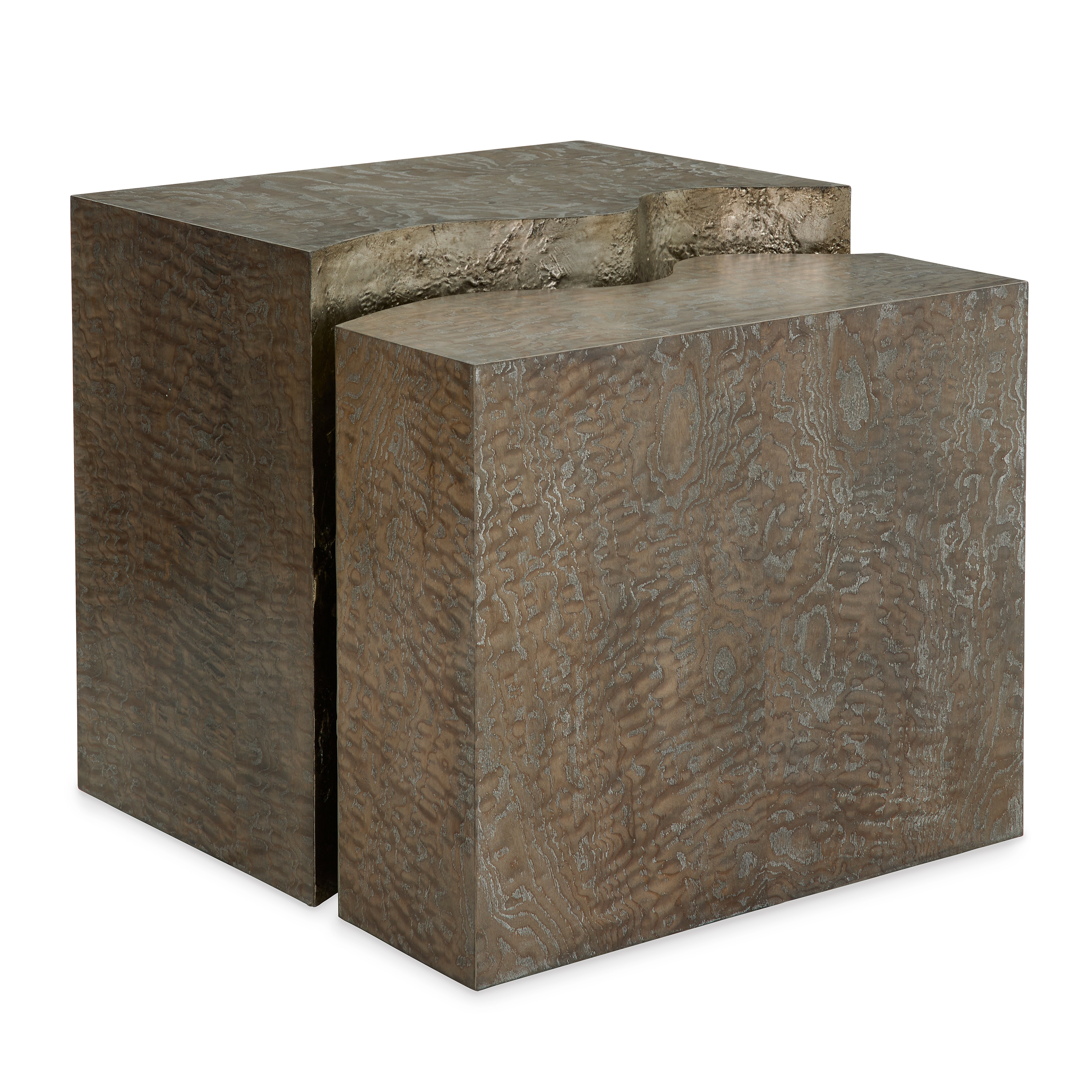 Modern Rustic Split End Table