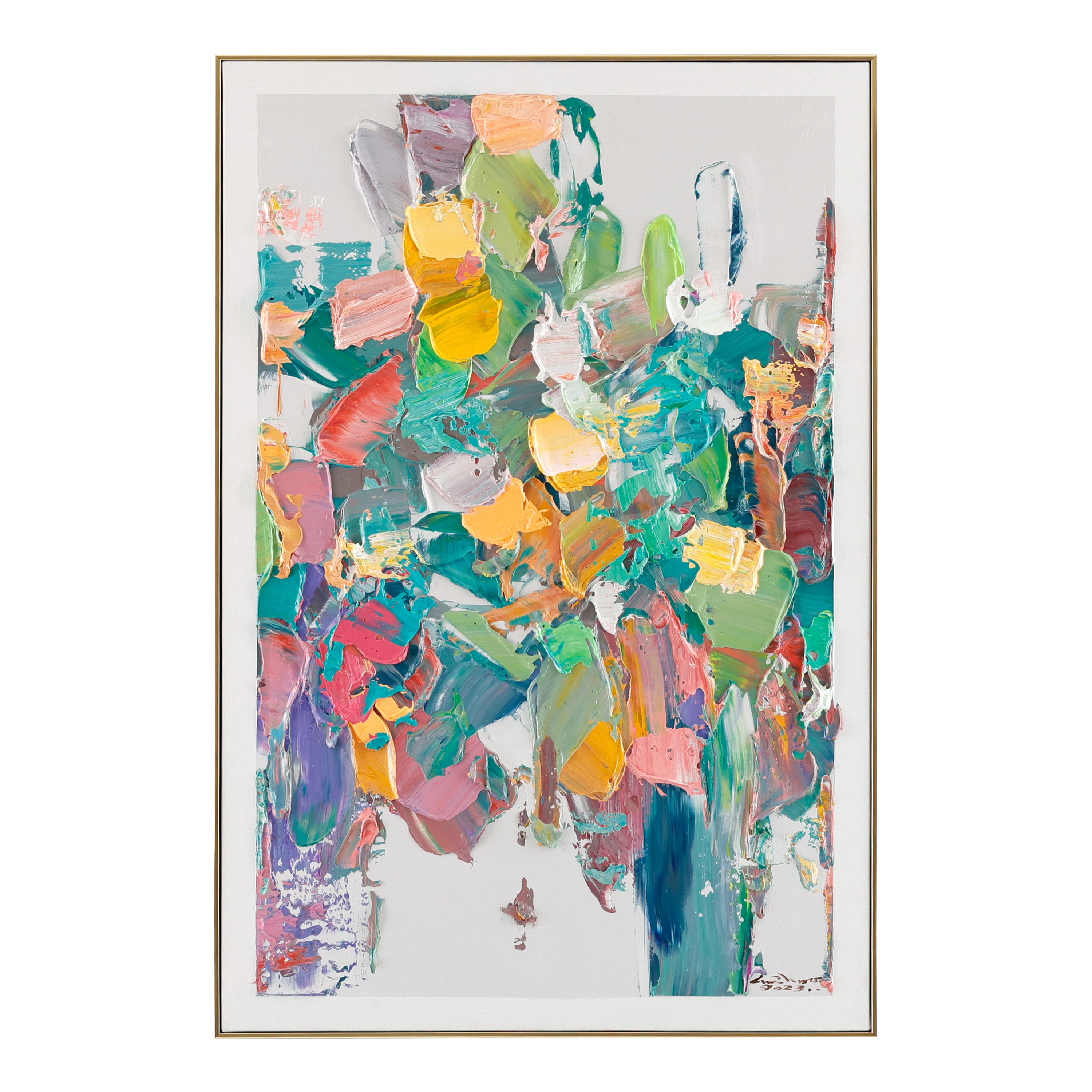 LM Zhou's Textural Brushstrokes I