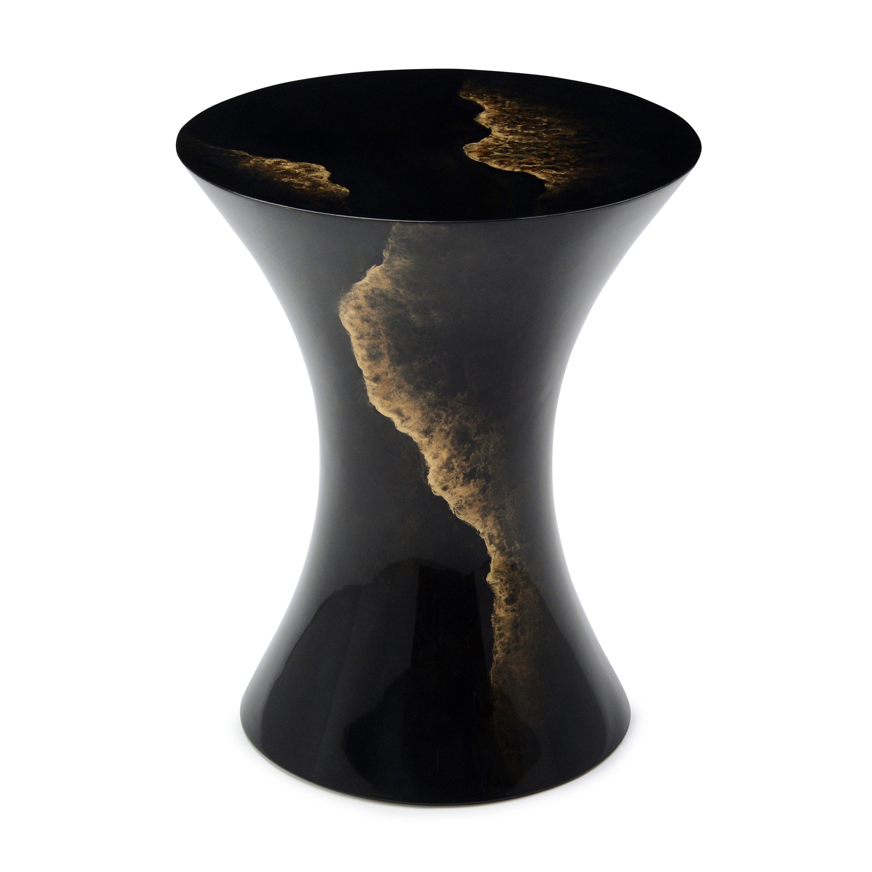 Modern Golden Tide Accent Table