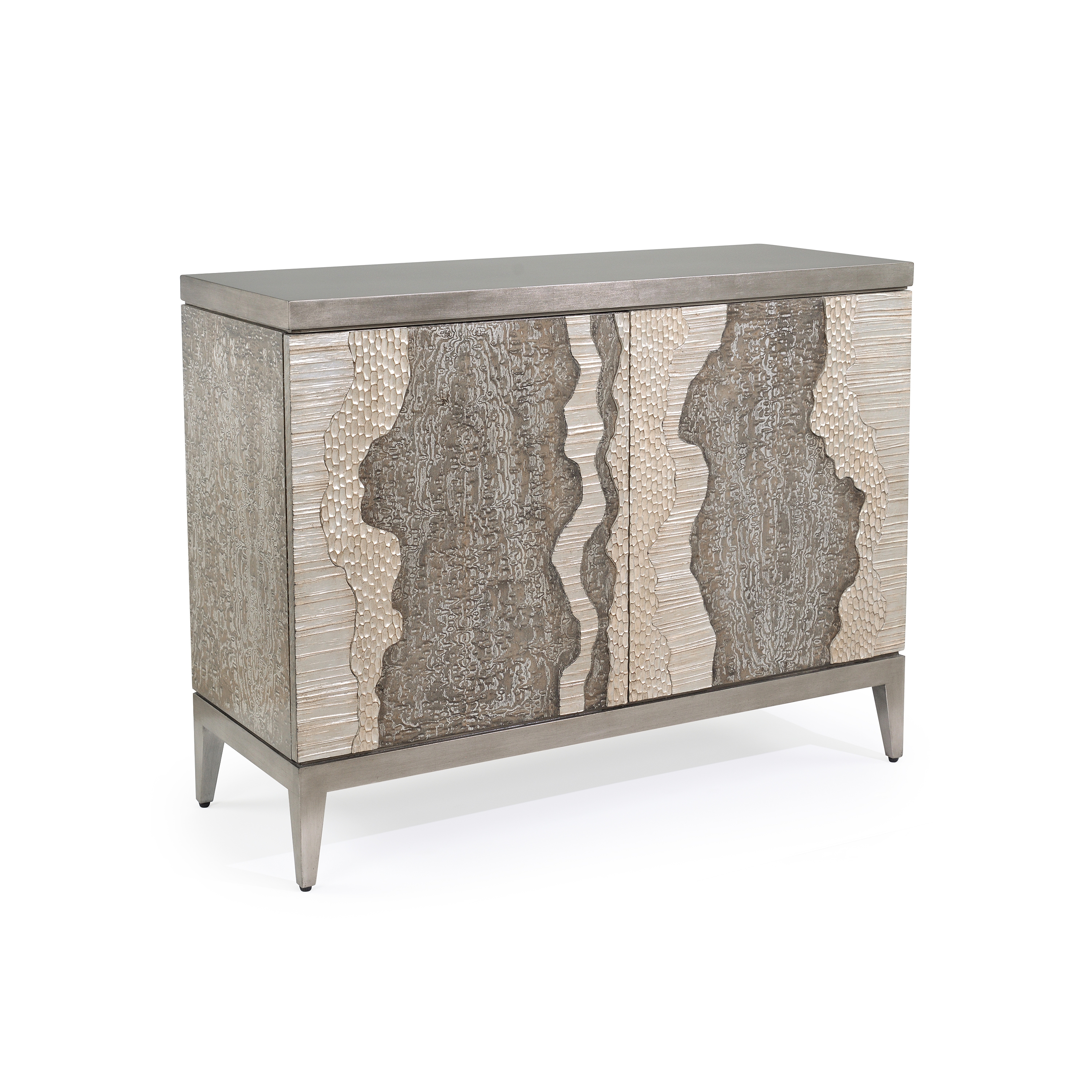 River's Edge Silver Textural Accent Chest