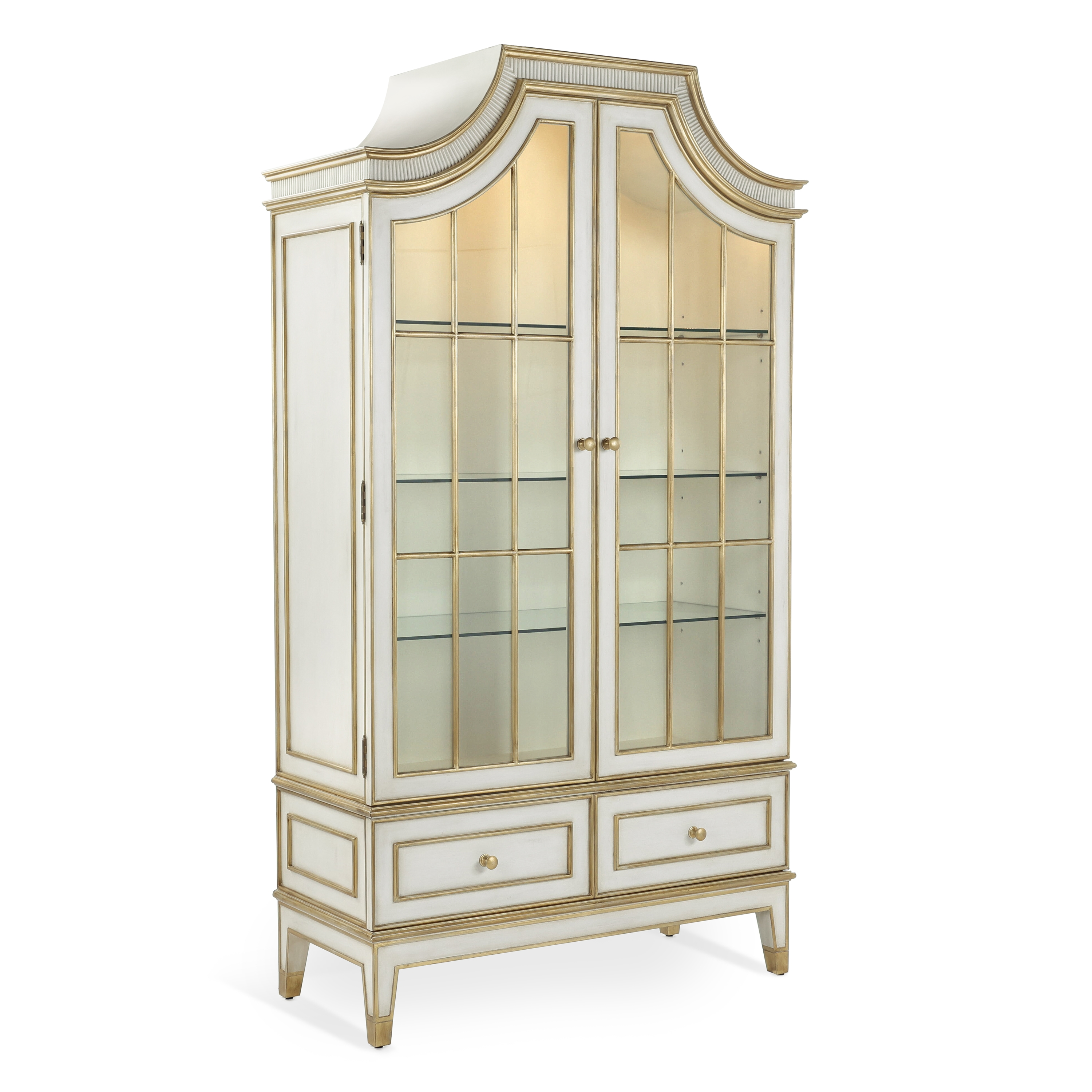 Classic Arched Cabinet w/Dimmable LED Lights