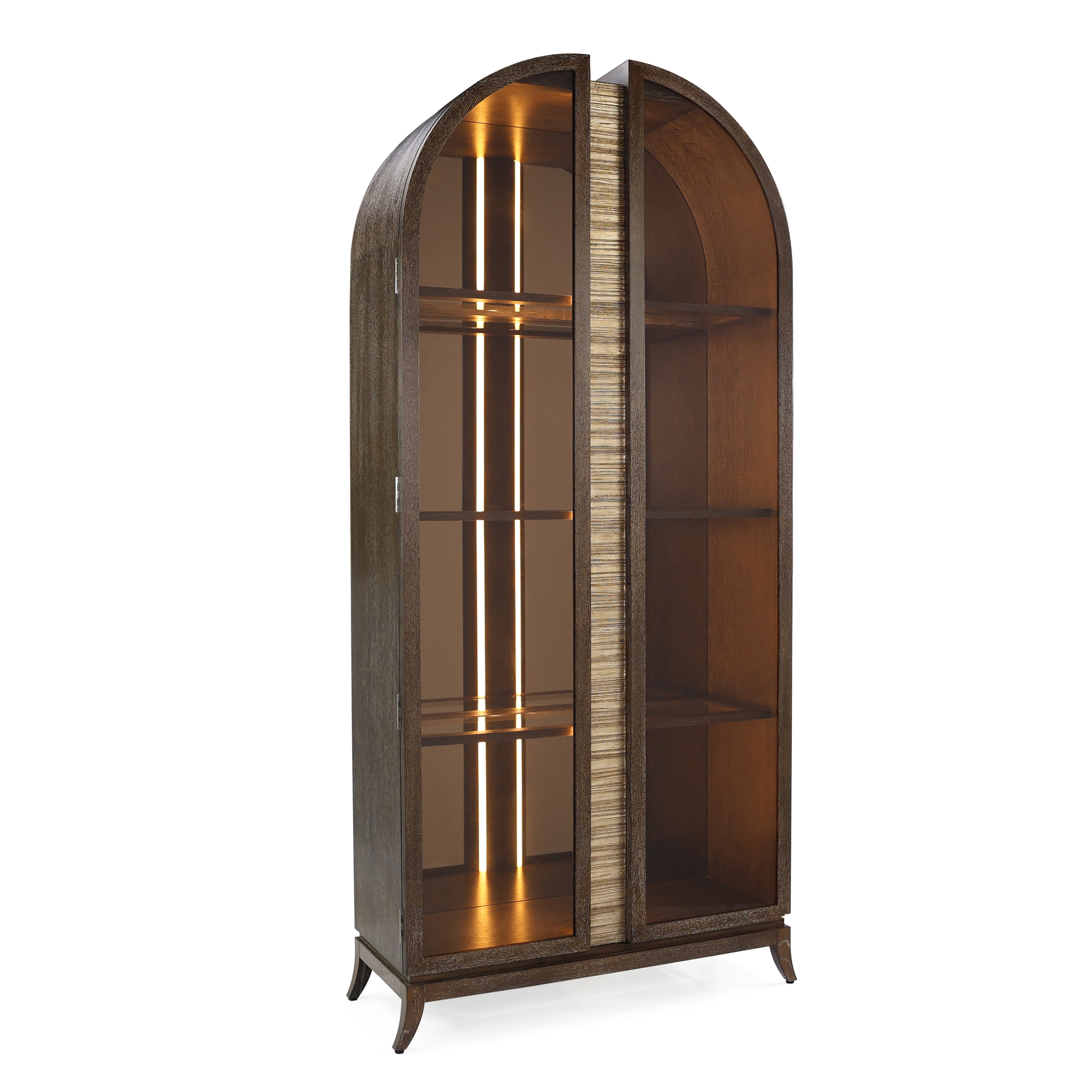 Modern Classic Display Cabinet w/LED Lights