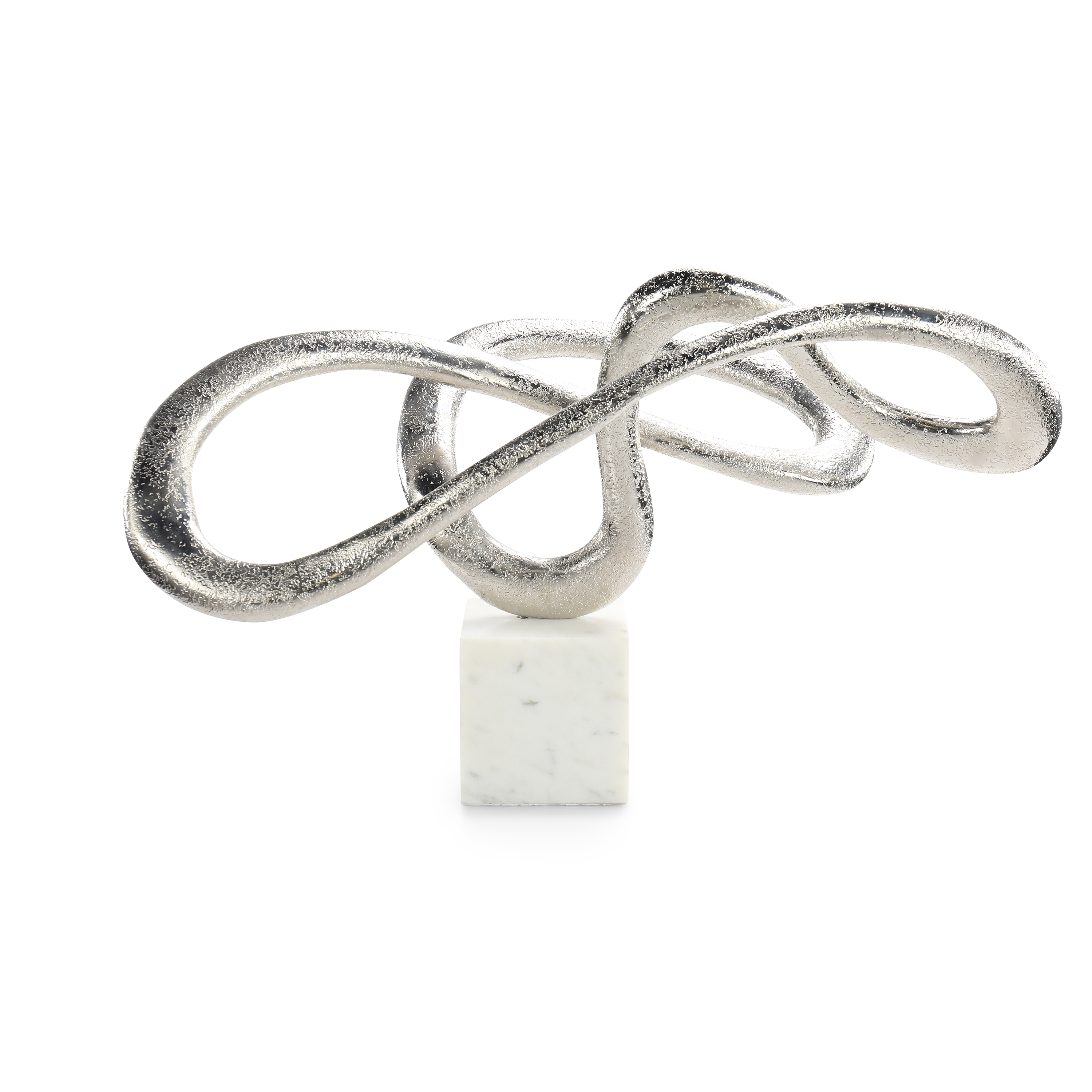Serpentine Sculpture on Marble