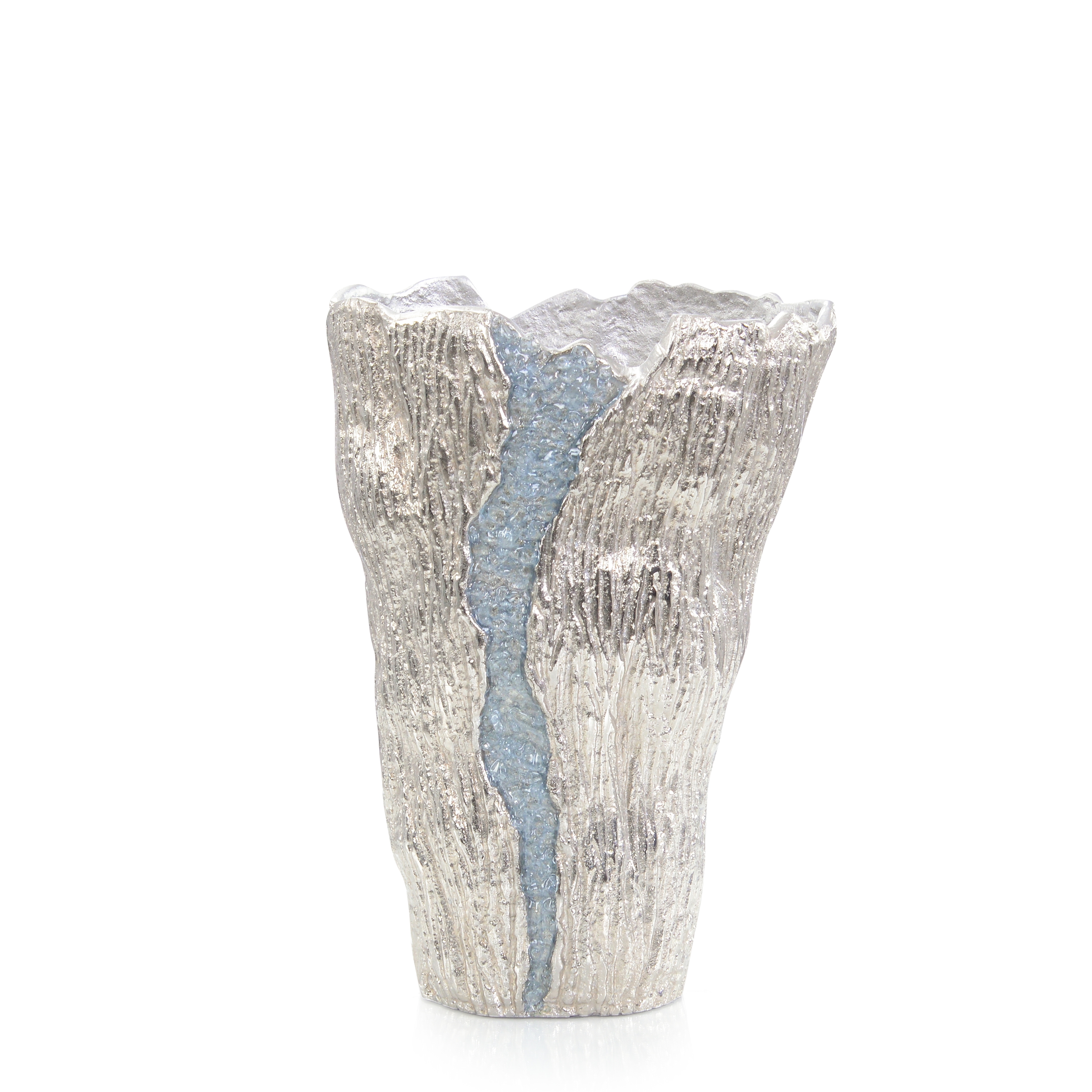 Cascade Vase, Small Nickel