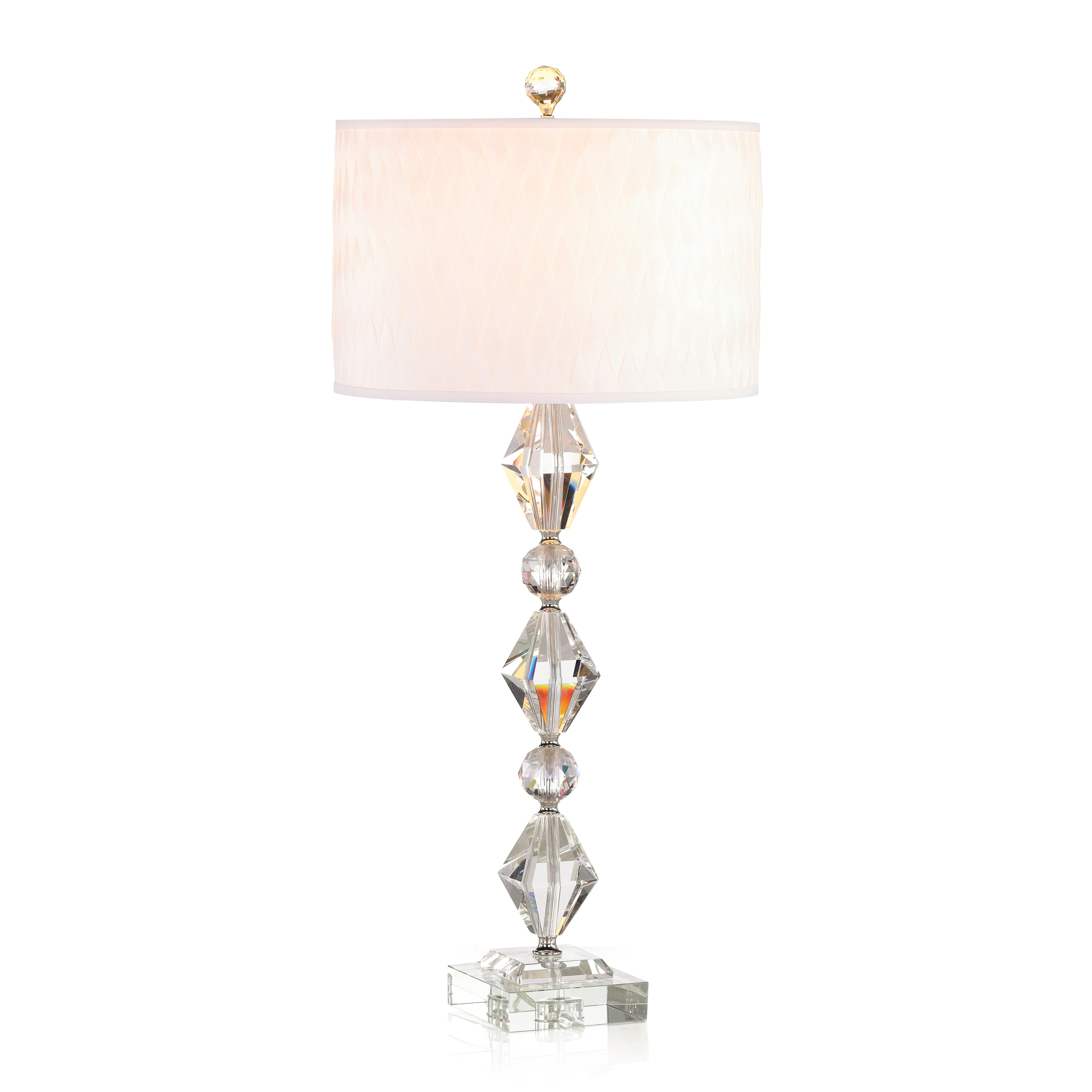 Regal Crystal Buffet Table Lamp