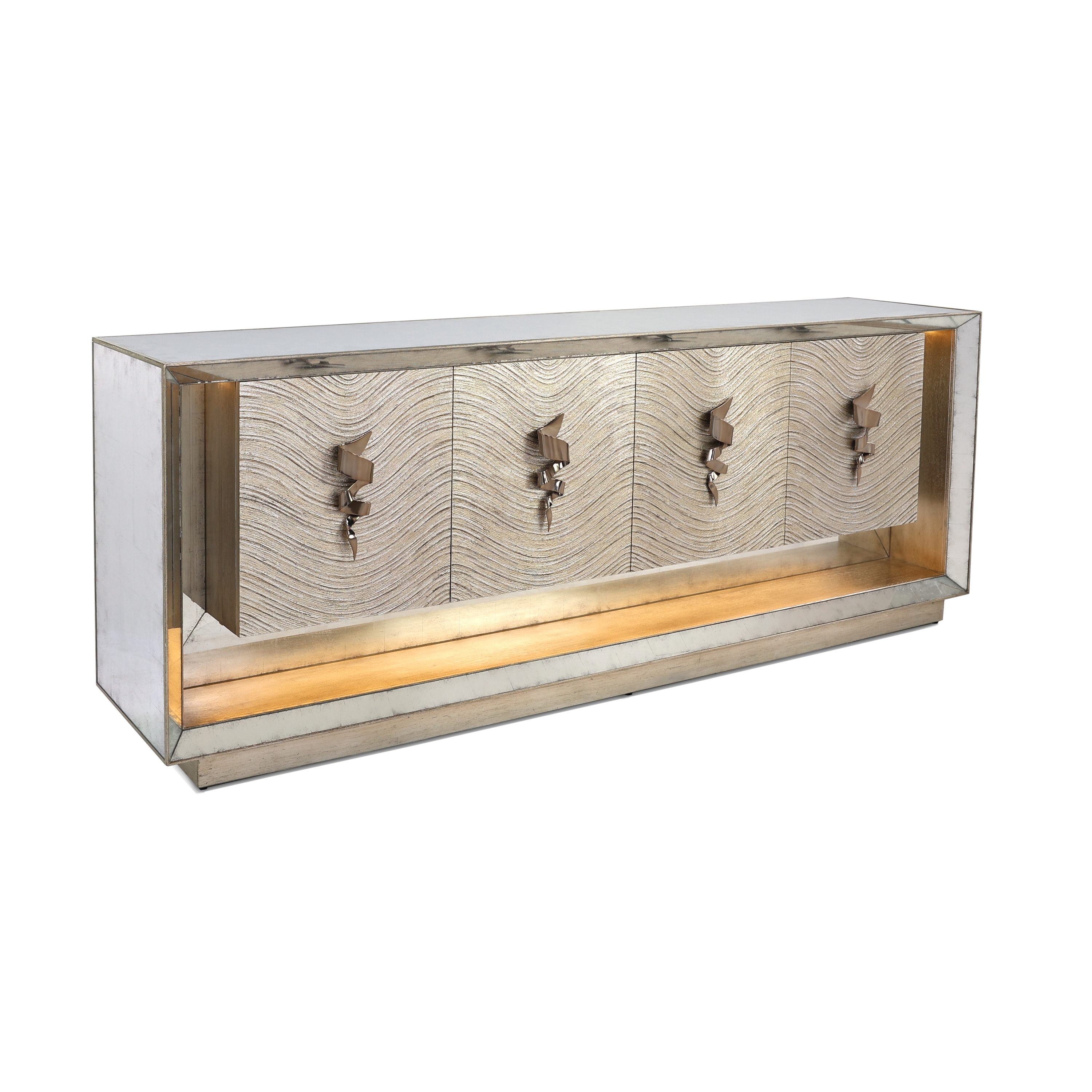 4-Door Sideboard w/Dimmable LED Lighting