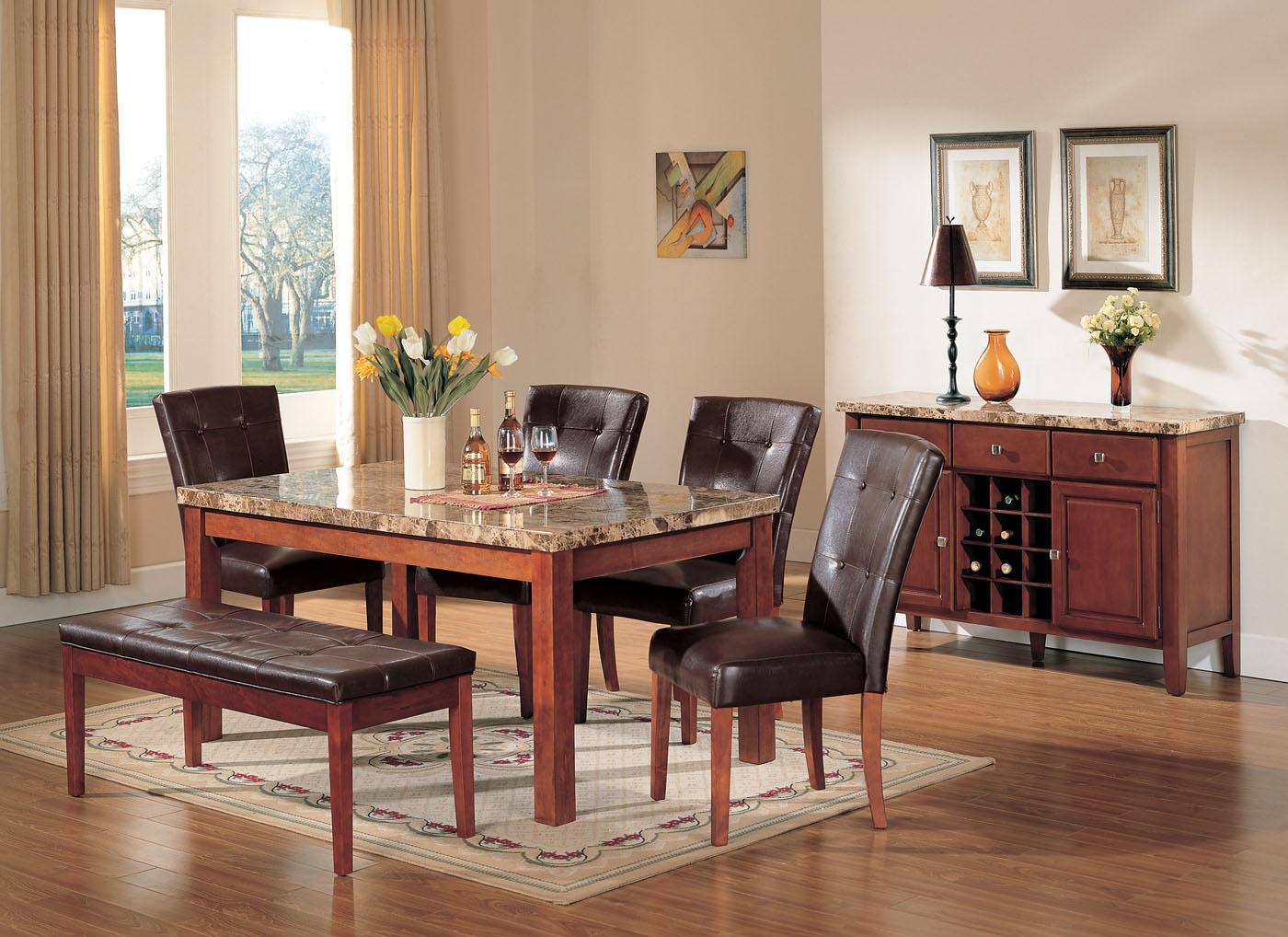 Acme Furniture Bologna 6-7 Piece Marble Top Dining Set | Rooms for ... Acme Furniture Bologna 6-7 Piece Marble Top Dining Set | Rooms for ...