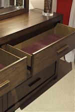 Aspenhome Modern Loft Sliding Door Wardrobe Chest With Cedar Lined