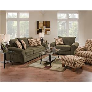 Corinthian 5400 Elegant And Casual Living Room Sofa Sleeper For Corinthian 5400 Elegant And Casual Living Room Sofa Sleeper For Family Styled Comfort