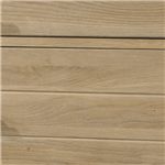 Crafted from Solid Wire-Brushed Oak in a Textured Sand Finish