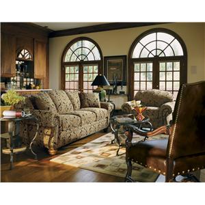 Bexley Traditional Love Seat With Nailhead Trim By Flexsteel At Fisher Home Furnishings