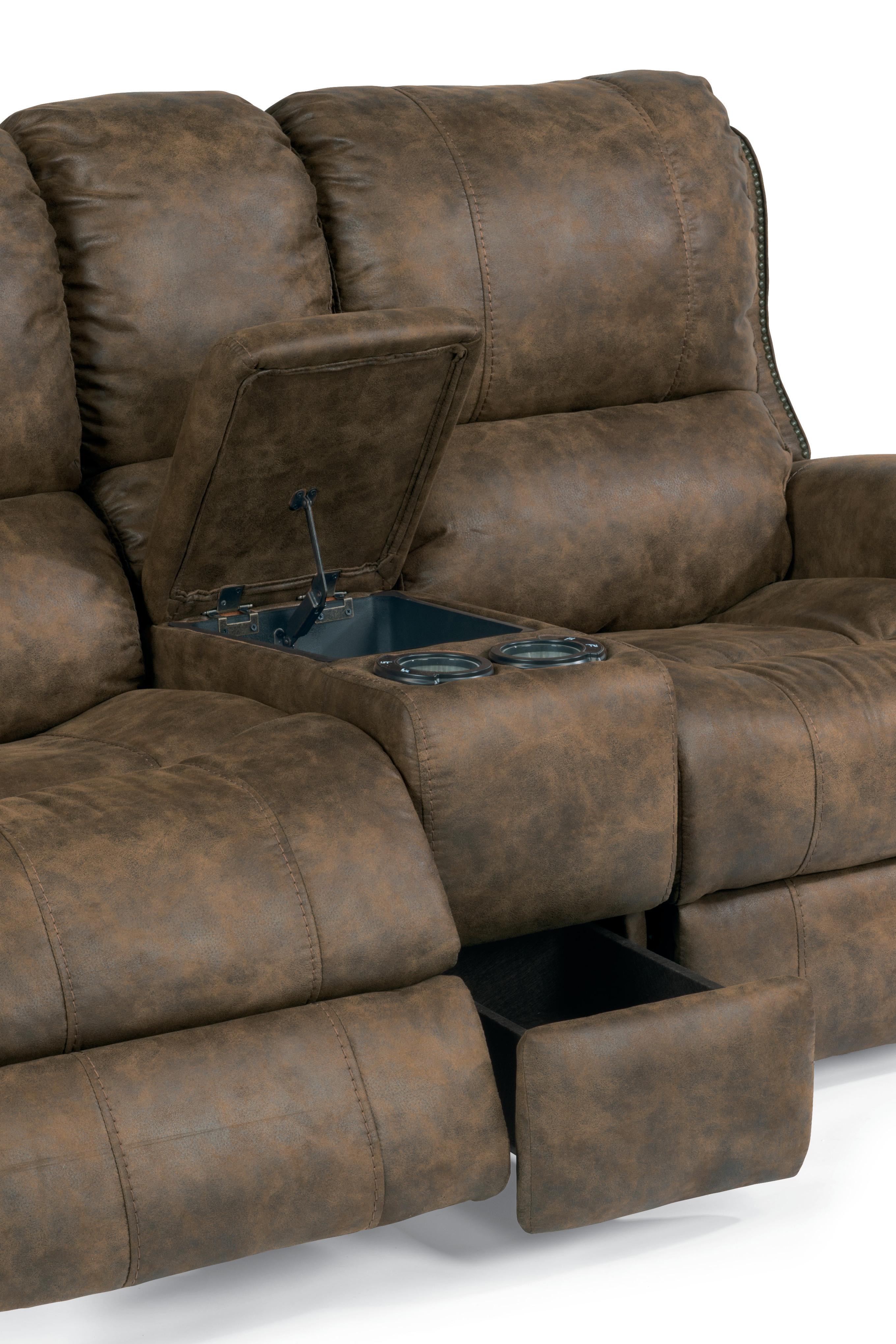 Flexsteel Latitudes Miles Traditional Power Reclining Sofa with