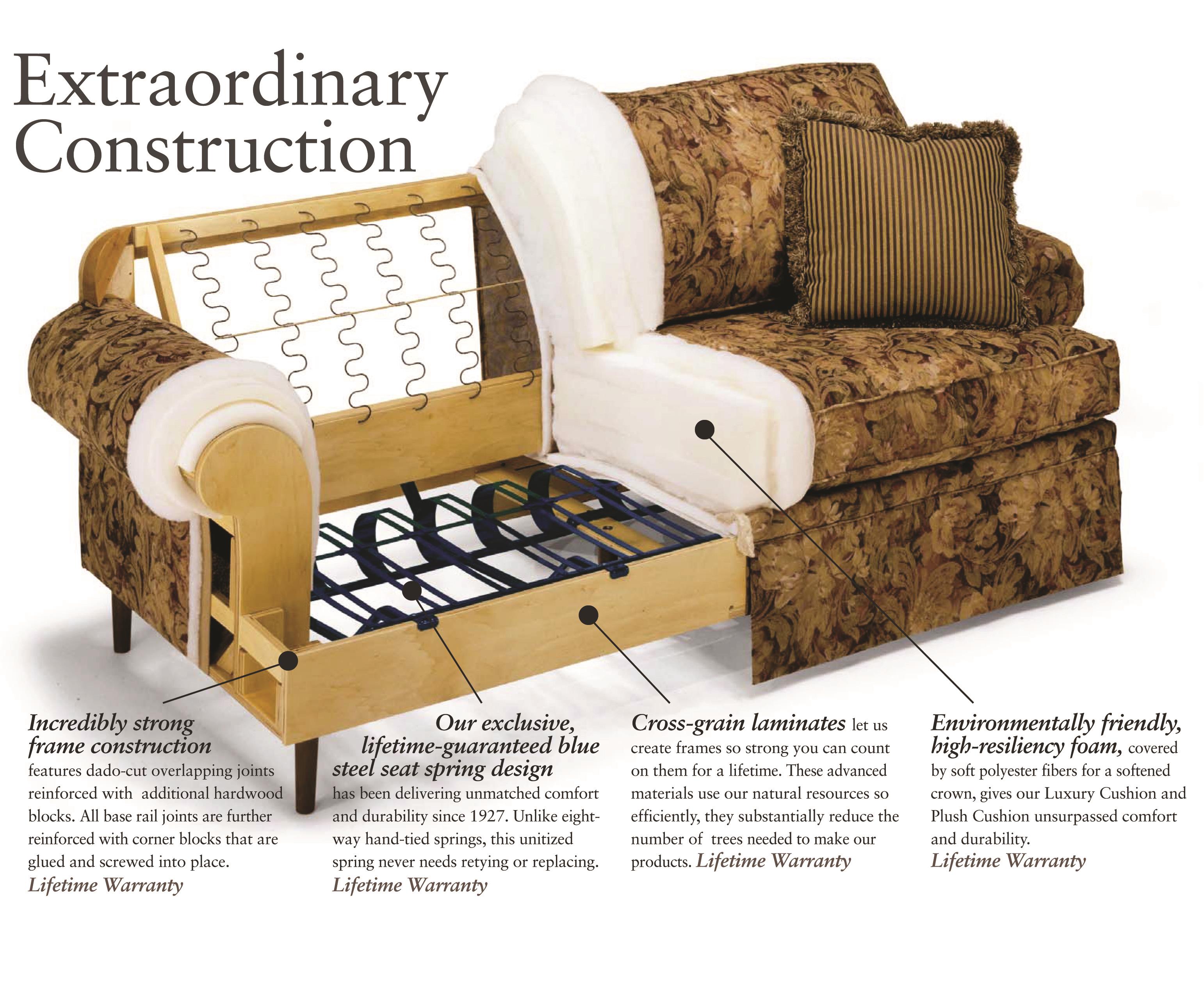 Flexsteel Latitudes Lomax Rustic Leather Sofa with Nailhead Details