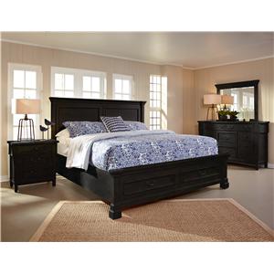 Folio 21 Ravenswood 3 Drawer Night Stand Boulevard Home Folio 21 Ravenswood Bedroom Group