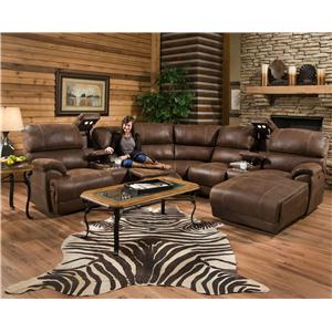 Franklin Empire Reclining Sectional Sofa With Left Side Chaise Franklin Empire Reclining Sectional Sofa With Left Side Chaise