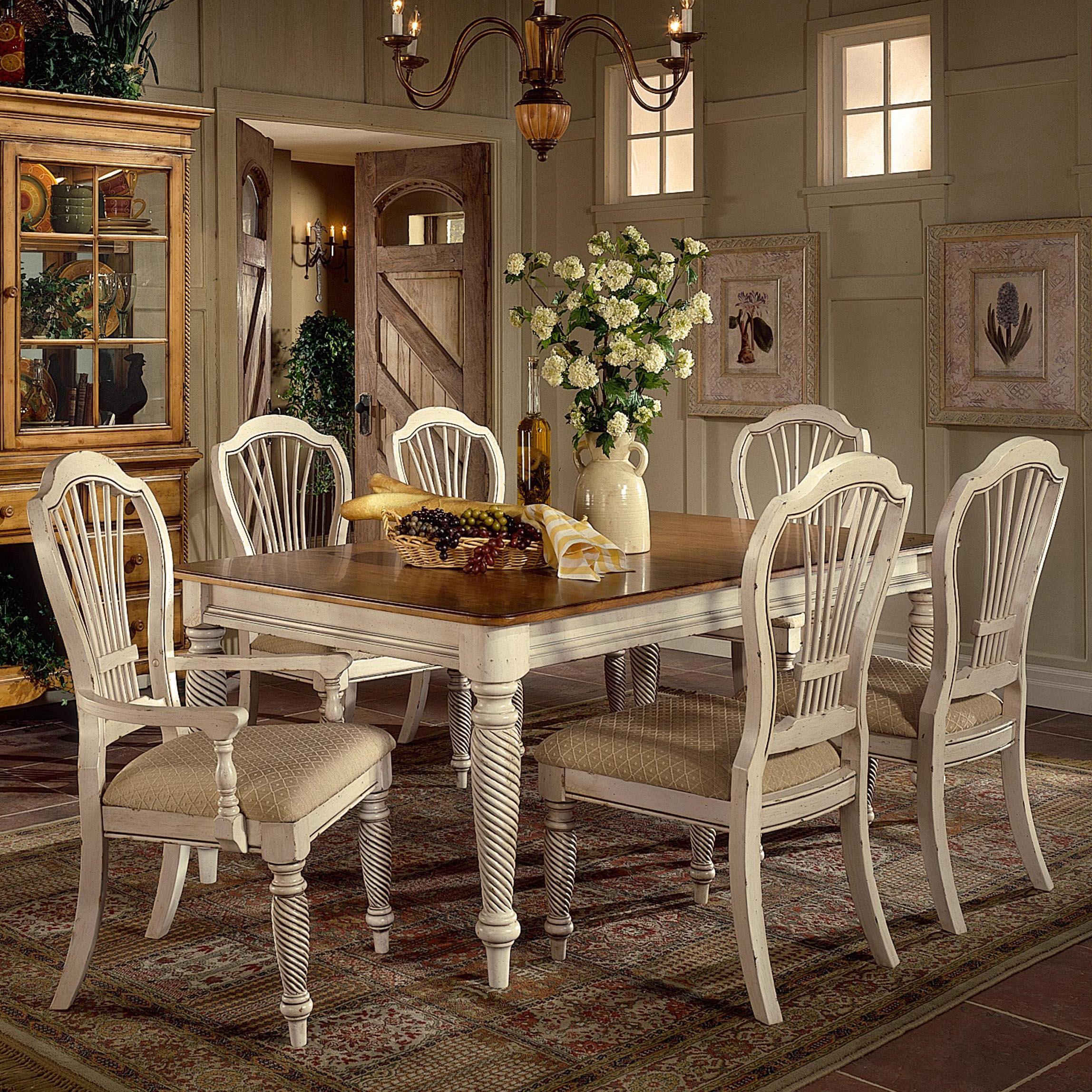 Wilshire Round Two Tone Leaf Dining Table Rotmans Tables Wilshire Round Two Tone Leaf Dining Table Rotmans Tables Worcester Boston Ma Providence Ri And New England