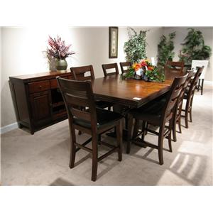 Layton Counter Table + 8 stools | Walker\'s Furniture | Pub Table and ... Layton Counter Table + 8 stools | Walker\'s Furniture | Pub Table and ...