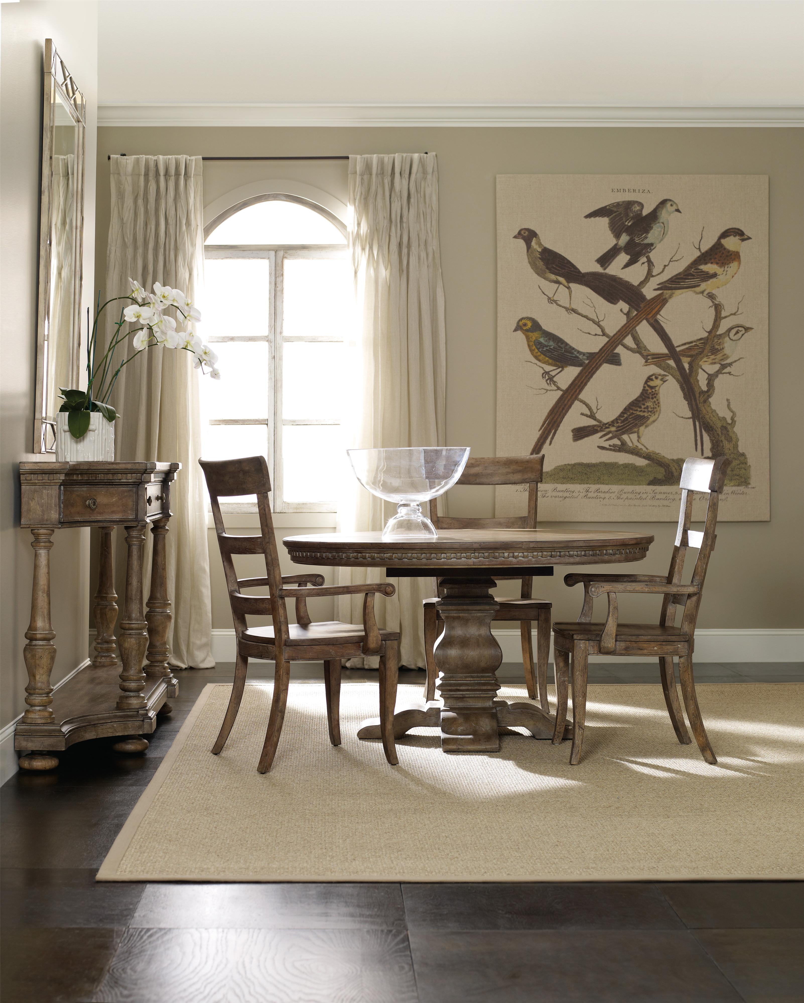 hooker furniture sorella round dining table with pedestal base and hooker furniture sorella round dining table with pedestal base and