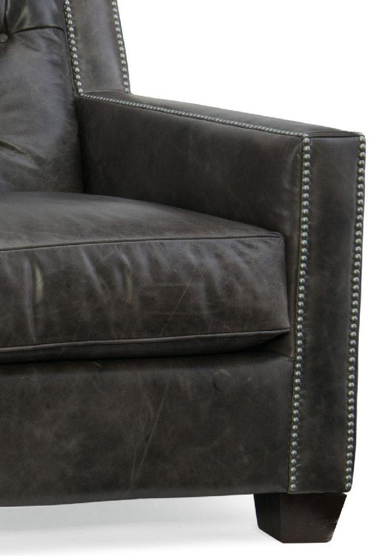 Hooker Furniture Trellis Transitional Stationary Leather Sofa With Nailhead Trim - Wayside Furniture - Sofas Hooker Furniture Trellis Transitional Stationary Leather Sofa With Nailhead Trim - Wayside Furniture - Sofas