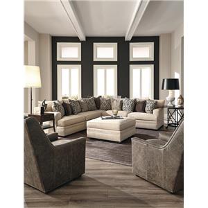 Huntington House 7100 Casual Contemporary L Shape Sectional Sofa Huntington House 7100 Casual Contemporary L Shape Sectional Sofa
