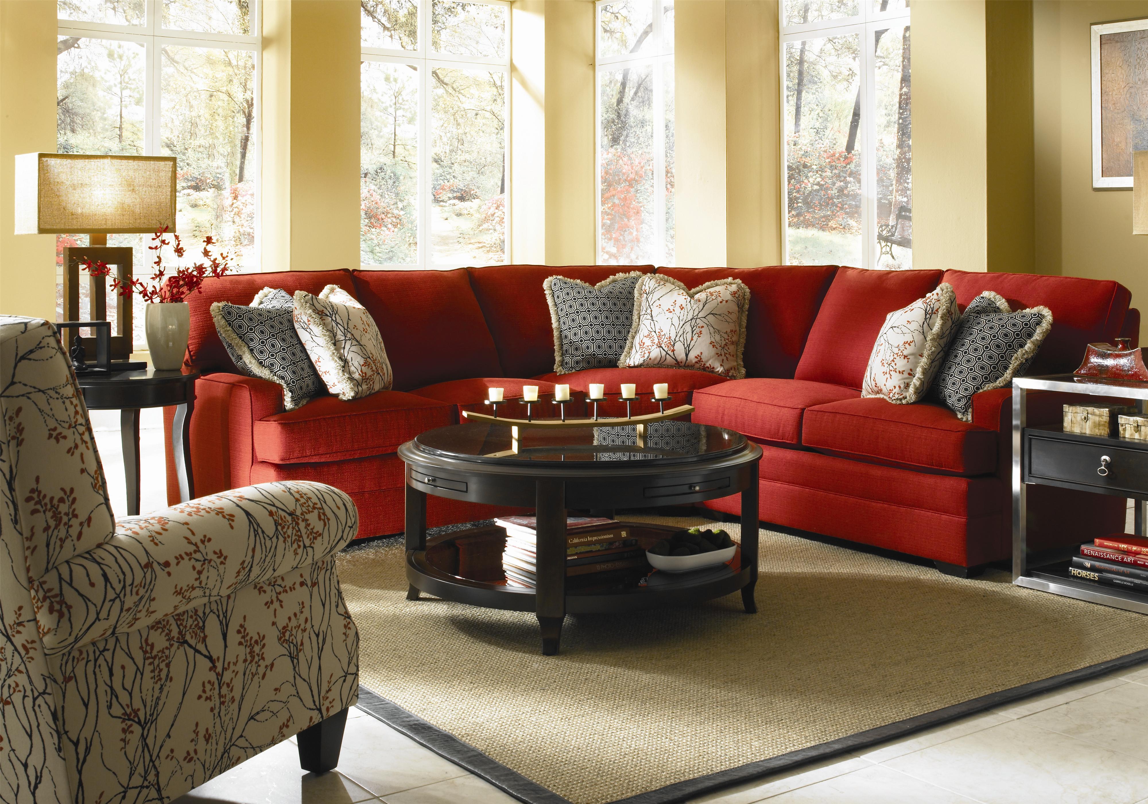 Kincaid Furniture Custom Select Upholstery Custom 3-Piece Sectional ... Kincaid Furniture Custom Select Upholstery Custom 3-Piece Sectional ...
