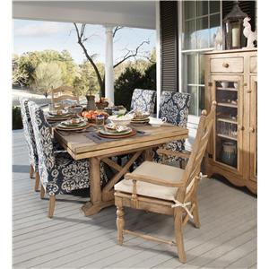 Kincaid Furniture Homecoming Refectory Trestle Table Wayside Kincaid Furniture Homecoming Refectory Trestle Table