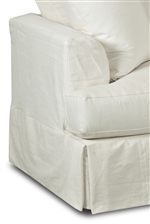 Klaussner Bentley Oversized Slipcover Chair With Flared