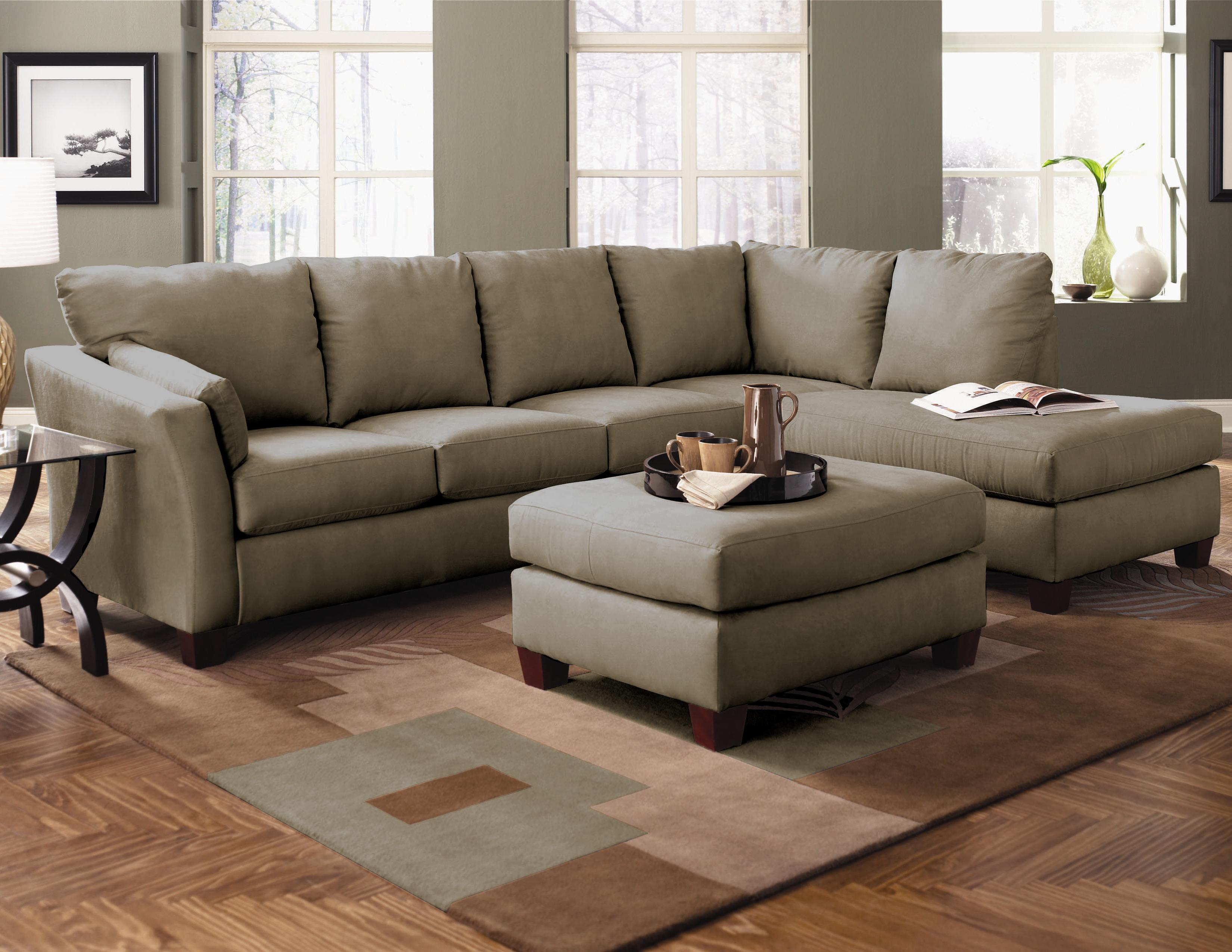 Klaussner Drew Two Piece Sectional Sofa With Chaise By Home Klaussner Drew Two Piece Sectional Sofa With Chaise By Home Furnishings Sofas Lesville Carmel Avon Indianapolis Indiana