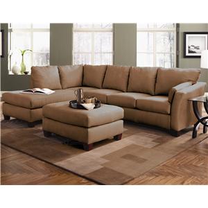Klaussner Drew Two Piece Sectional Sofa With Chaise Wayside Klaussner Drew Two Piece Sectional Sofa With Chaise