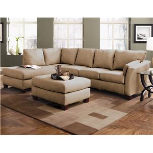 Klaussner Drew Two Piece Sectional Sofa With Chaise Wayside Klaussner Drew Two Piece Sectional Sofa With Chaise