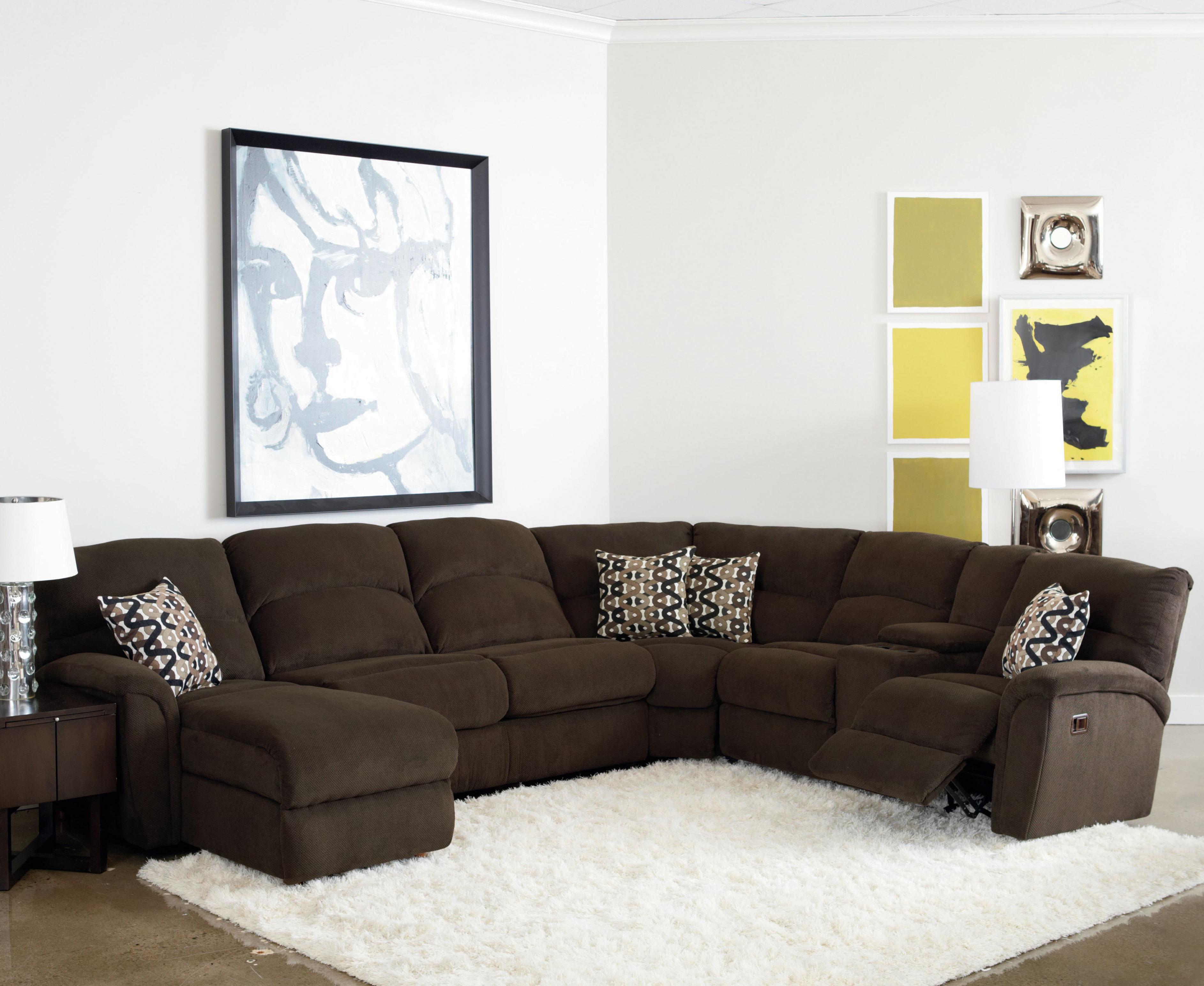 Lane Grand Torino Casual Four Piece Sectional Sofa W Full Lane Grand Torino Casual Four Piece Sectional Sofa W Full Sleeper And Drink Console Westrich Furniture Liances Reclining Sofas
