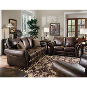 Lane Benson Stationary Sofa With Nailhead Trim Rune S Furniture Lane Benson Stationary Living Room Group