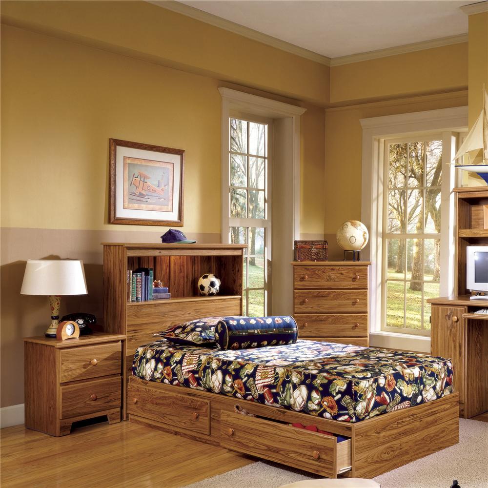 lang shaker full bookcase bed with under bed drawer storage lang shaker full bookcase bed with under bed drawer storage