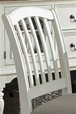 Counter Height Chair Slat-Back