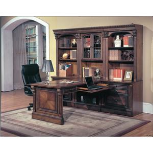 Parker House Huntington Two Piece Peninsula Desk Wayside Furniture Parker House Huntington Two Piece Peninsula Desk