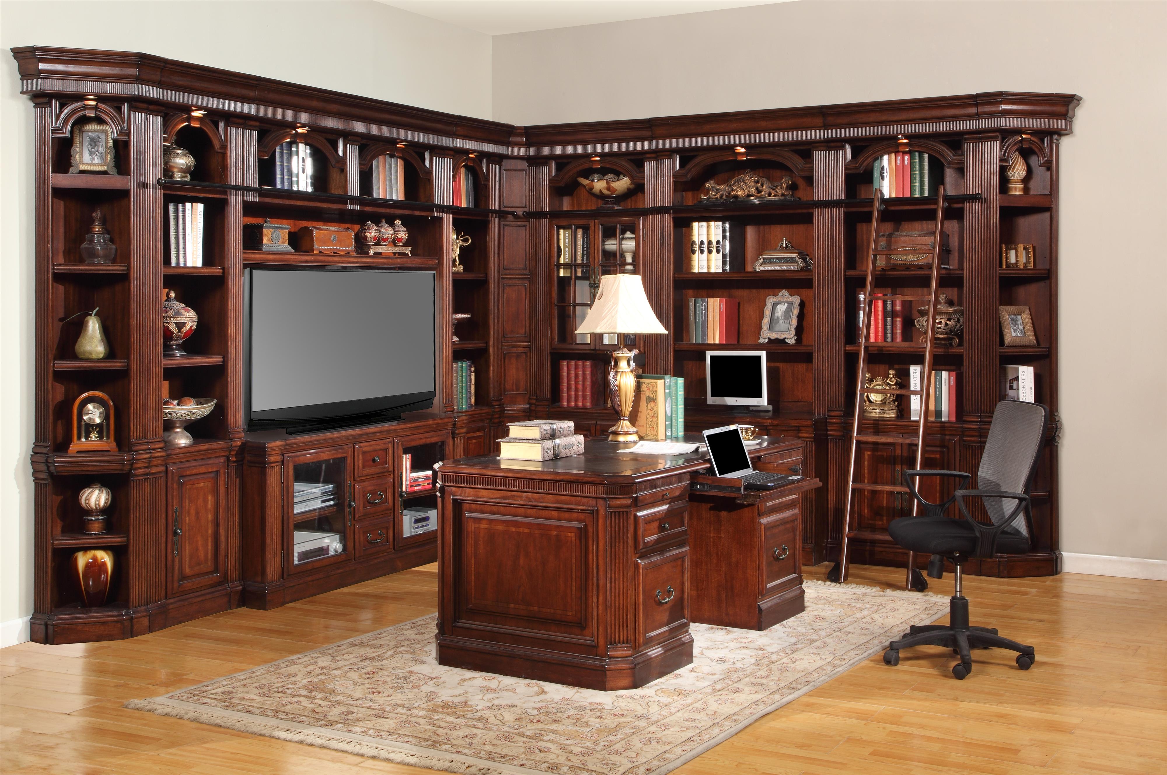 Parker House Wellington 6 Piece Library Bookshelf with 60\ Parker House Wellington 6 Piece Library Bookshelf with 60\