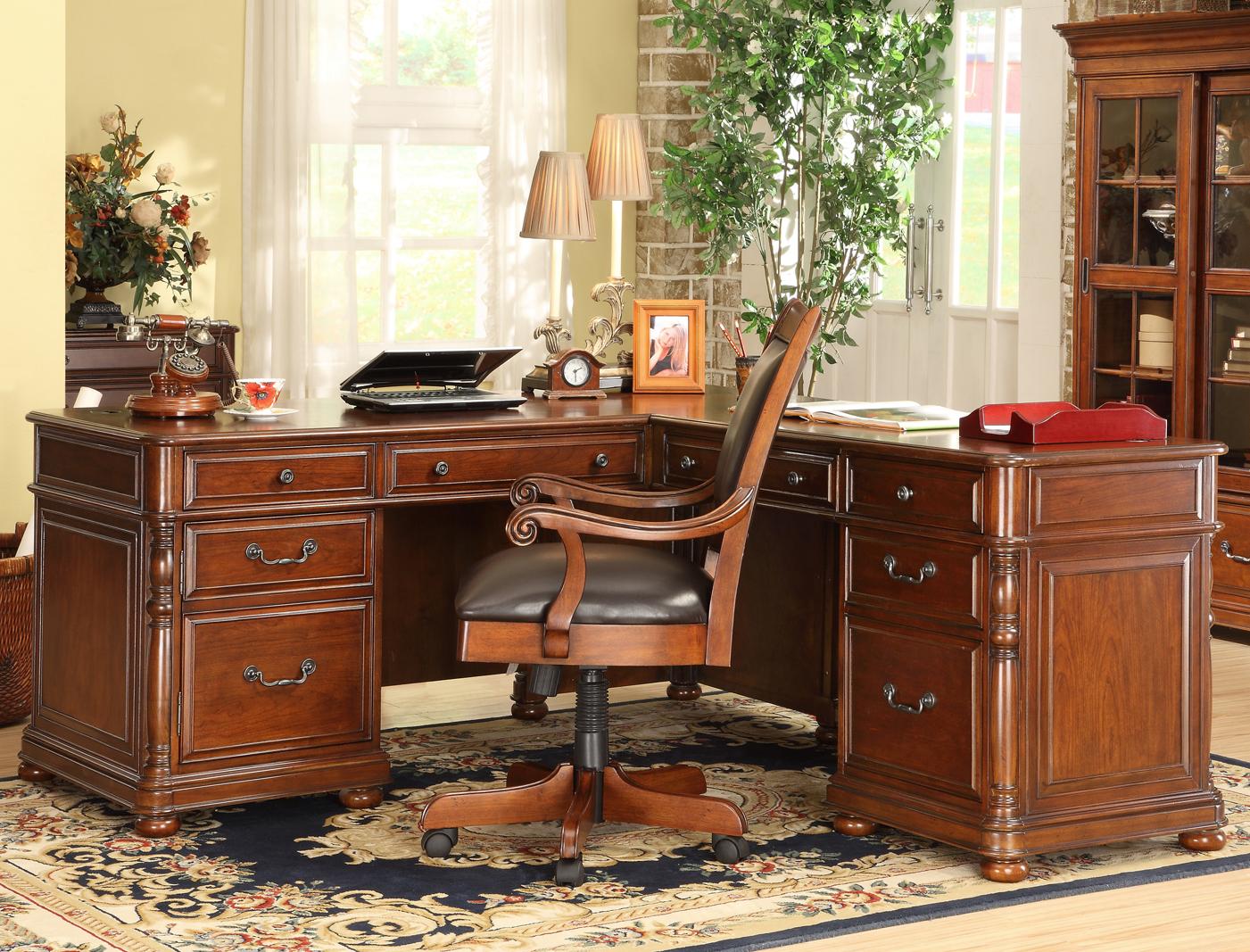 home office l desk corner riverside furniture bristol court large cherry desk and return wayside lshape home office l desk corner riverside furniture bristol court large cherry desk and return wayside lshape