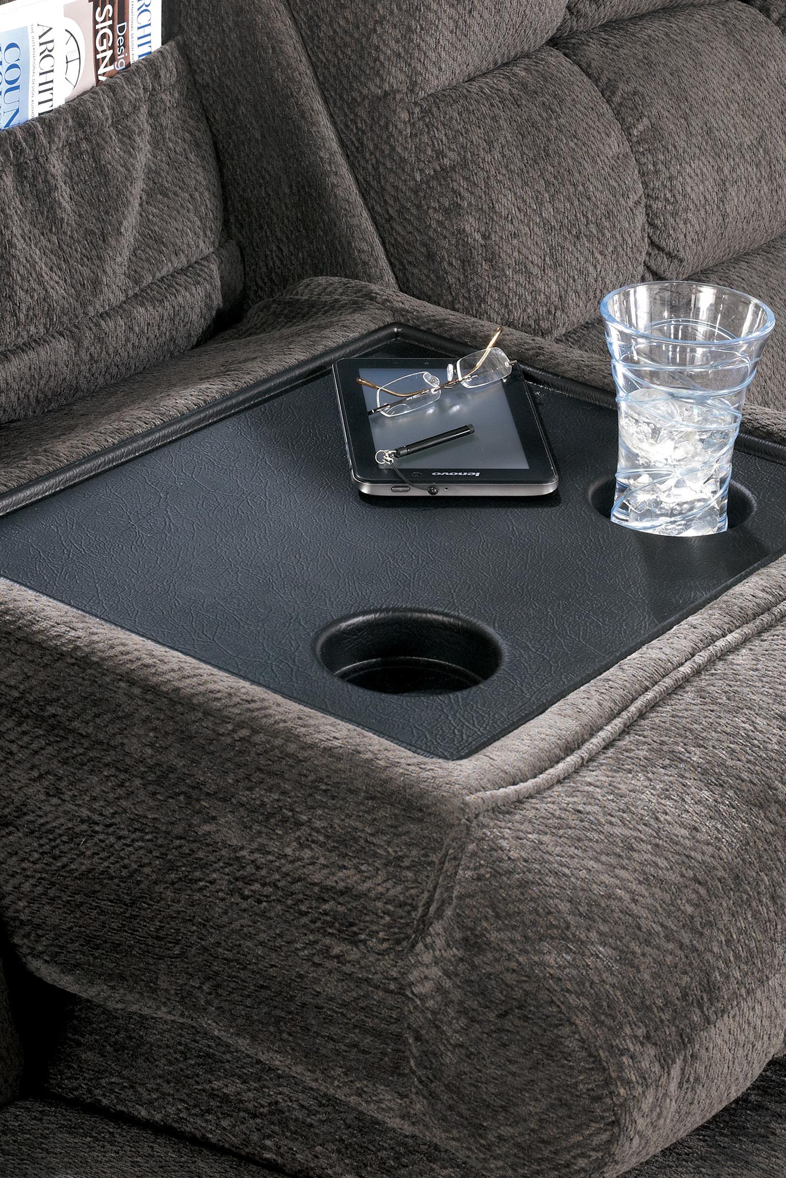 Signature Design By Ashley Acieona Slate Reclining Sofa With ~ Dual Reclining Sofa With Drop Down Table Signature Design By Ashley Acieona Slate Reclining Sofa With ~ Dual Reclining Sofa With Drop Down Table