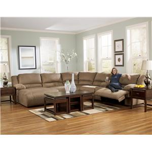 Signature Design By Ashley Hogan Mocha 2 Seat Reclining Sofa Signature Design By Ashley Hogan Mocha 2 Seat Reclining Sofa
