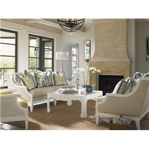 Tommy Bahama Home Ivory Key Hawkins Point Buffet With Woven Raffia Tommy Bahama Home Ivory Key Hawkins Point Buffet With Woven Raffia Doors