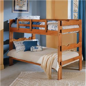 woodcrest futon bunk bed