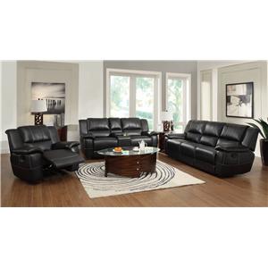 Coaster Lee Reclining Living Room Group