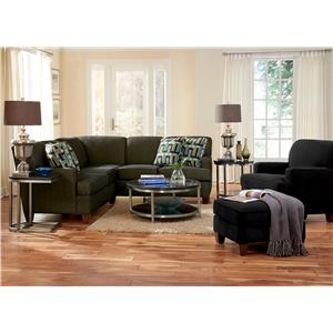 Flexsteel Dempsey Stationary Living Room Group